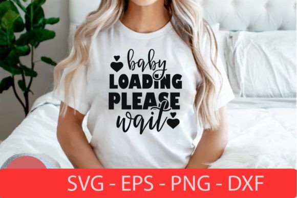 Baby Loading Please Wait - Pregnancy Embroidery Design Review