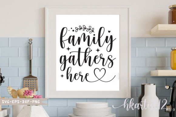 Family Gathers Here Sign Review for Real Embroidery Projects
