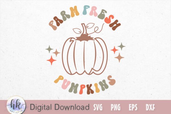 Farm Fresh Pumpkins Retro: A Timeless Embroidery Design for Real Projects