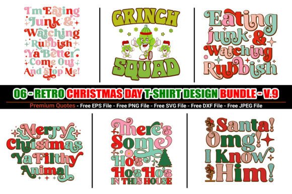 Retro Christmas Quote SVG Design Bundle Review for Real Projects