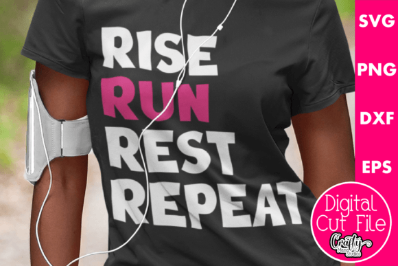 Rise Run Rest Repeat: A Versatile Embroidery Design for Real Projects
