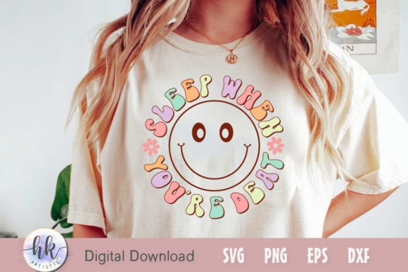 Sleep When You're Deat Retro Embroidery Design Review