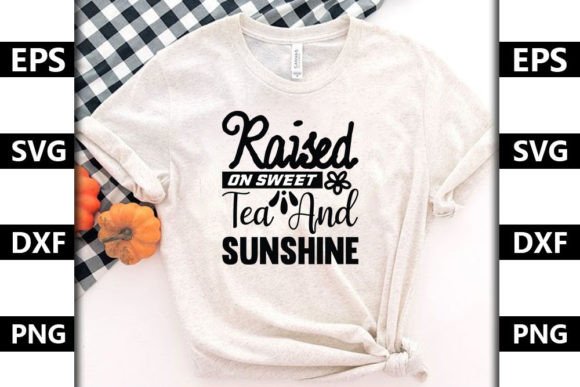 Summer Quote SVG Design, Raised on Sweet